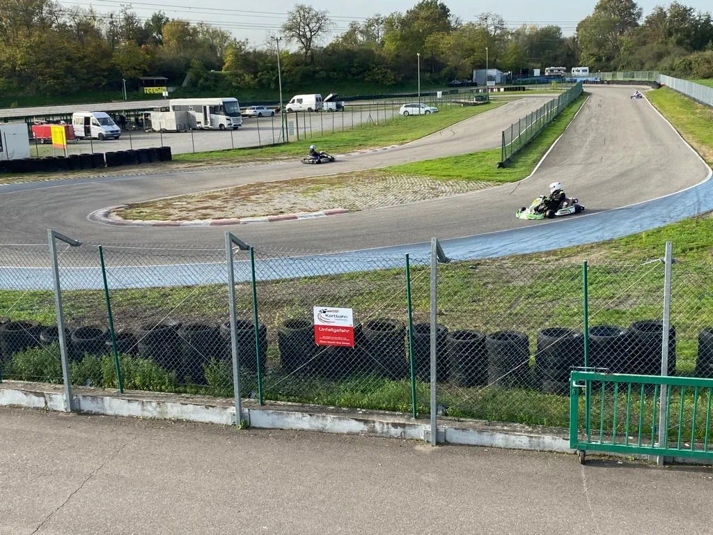 Rennkart auf der Strecke in Liedolsheim